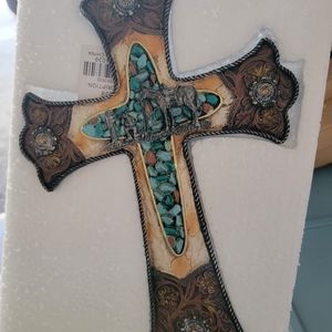 New In Package 12x9 Poly Hanging Cross
